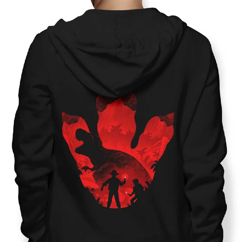 T-Rex Footprint - Hoodie